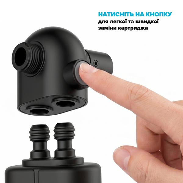 Набор 12-ти картриджей для фильтра DROP FILTER-PURE-FLOW/SLIM-MAX-B/12 12 уровней с Витамином С и нормализацией pH черный 312182 фото