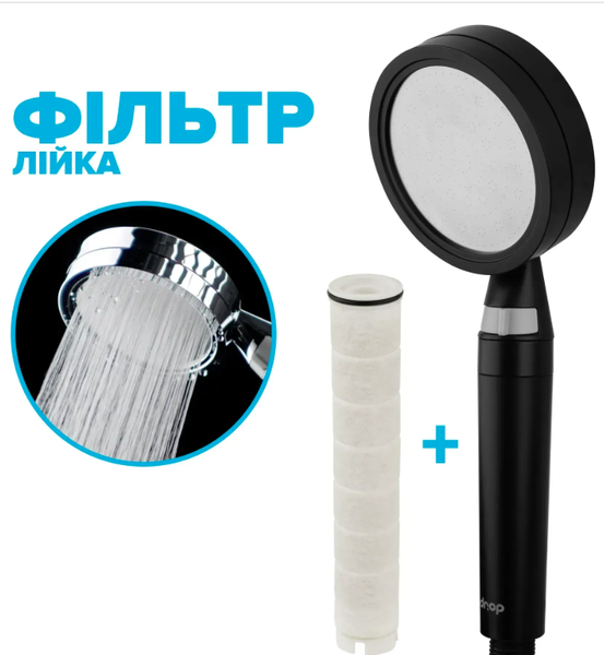Фільтруюча душова лійка DROP SPA1F-NANO100BF із NANO SPA потоком 247915 фото
