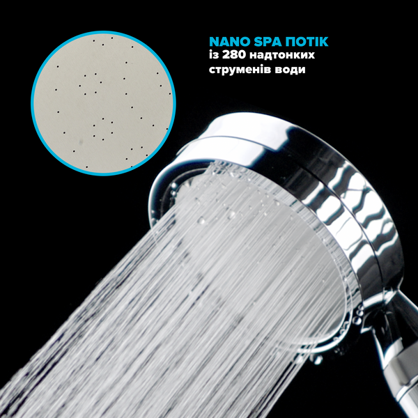 Фільтруюча душова лійка DROP SPA1F-NANO100BF із NANO SPA потоком 247915 фото