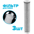 Набор из 3-х фильтров в ручку душевой лейки DROP FILTER-STICK-CARBON угольный - очищает от механических примесей, хлора, органики, тяжелых металлов 269648 фото